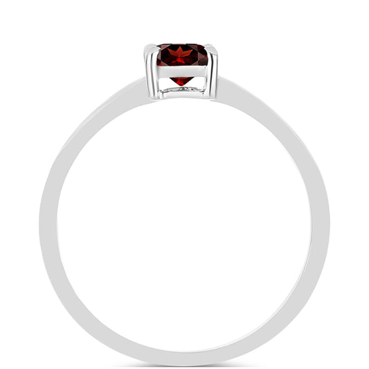 Anillo de Plata con Granate Barton