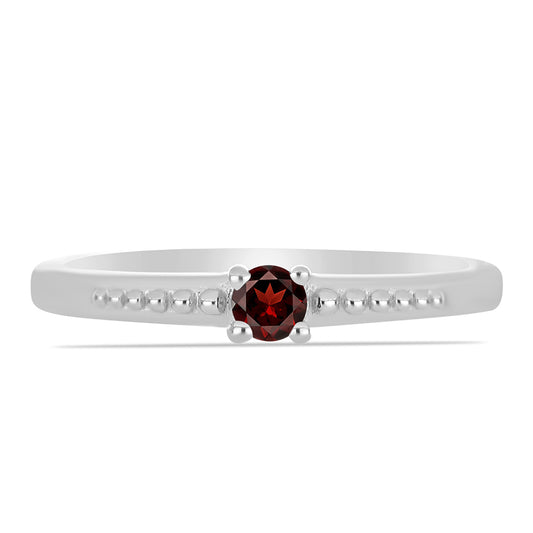 Anillo de Plata con Granate Barton
