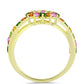 Anillo de Plata Bañada en Oro con Chakra Turmalina