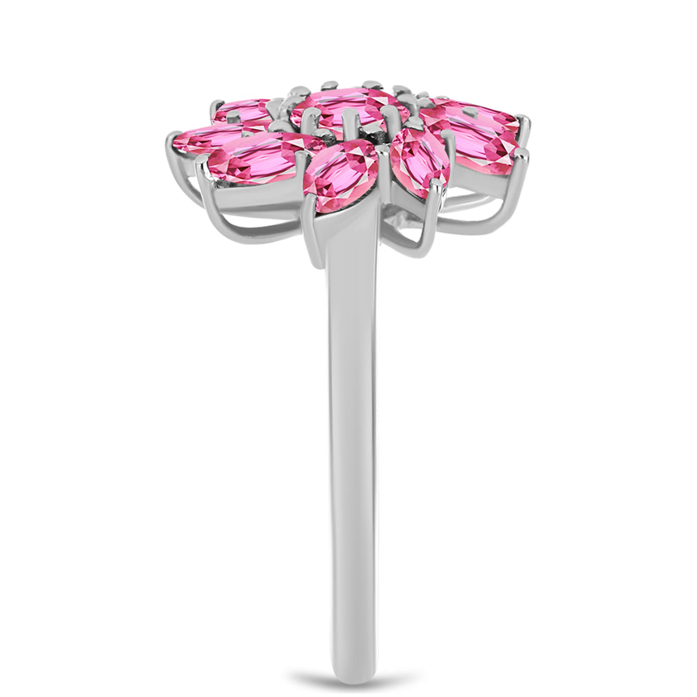 Anillo de Plata con Turmalina Rosa de Pelmadulla 4 