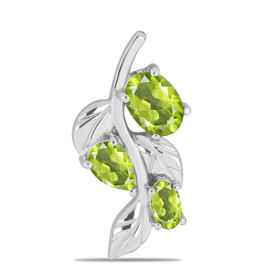 Colgante de Plata con Peridoto de Changbai