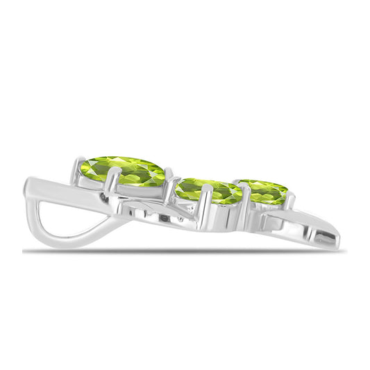 Colgante de Plata con Peridoto de Changbai