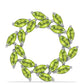 Broche de Plata con Peridoto de Changbai