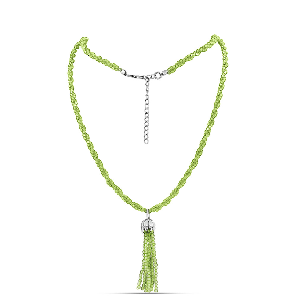 Collar de Plata con Peridoto de Changbai 1 