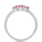 Anillo de Plata con Turmalina Rosa de Pelmadulla