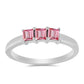 Anillo de Plata con Turmalina Rosa de Pelmadulla