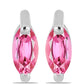 Pendientes de Plata con Turmalina Rosa de Pelmadulla