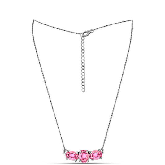 Collar de Plata con Turmalina Rosa de Pelmadulla