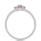 Anillo de Plata con Turmalina Rosa de Pelmadulla