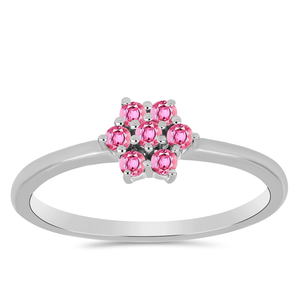 Anillo de Plata con Turmalina Rosa de Pelmadulla 3 