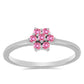 Anillo de Plata con Turmalina Rosa de Pelmadulla