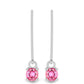 Pendientes de Plata con Turmalina Rosa de Pelmadulla