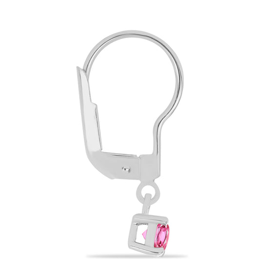 Pendientes de Plata con Turmalina Rosa de Pelmadulla
