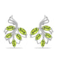 Pendientes de Plata con Peridoto de Changbai