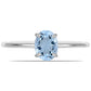 Anillo de Plata con Aguamarina del Condado de Embu