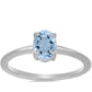 Anillo de Plata con Aguamarina del Condado de Embu