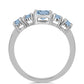 Anillo de Plata con Aguamarina del Condado de Embu