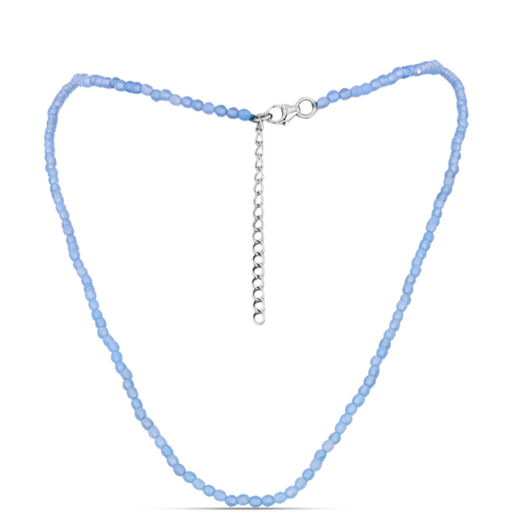 Collar de Plata con Aguamarina del Condado de Embu 1 