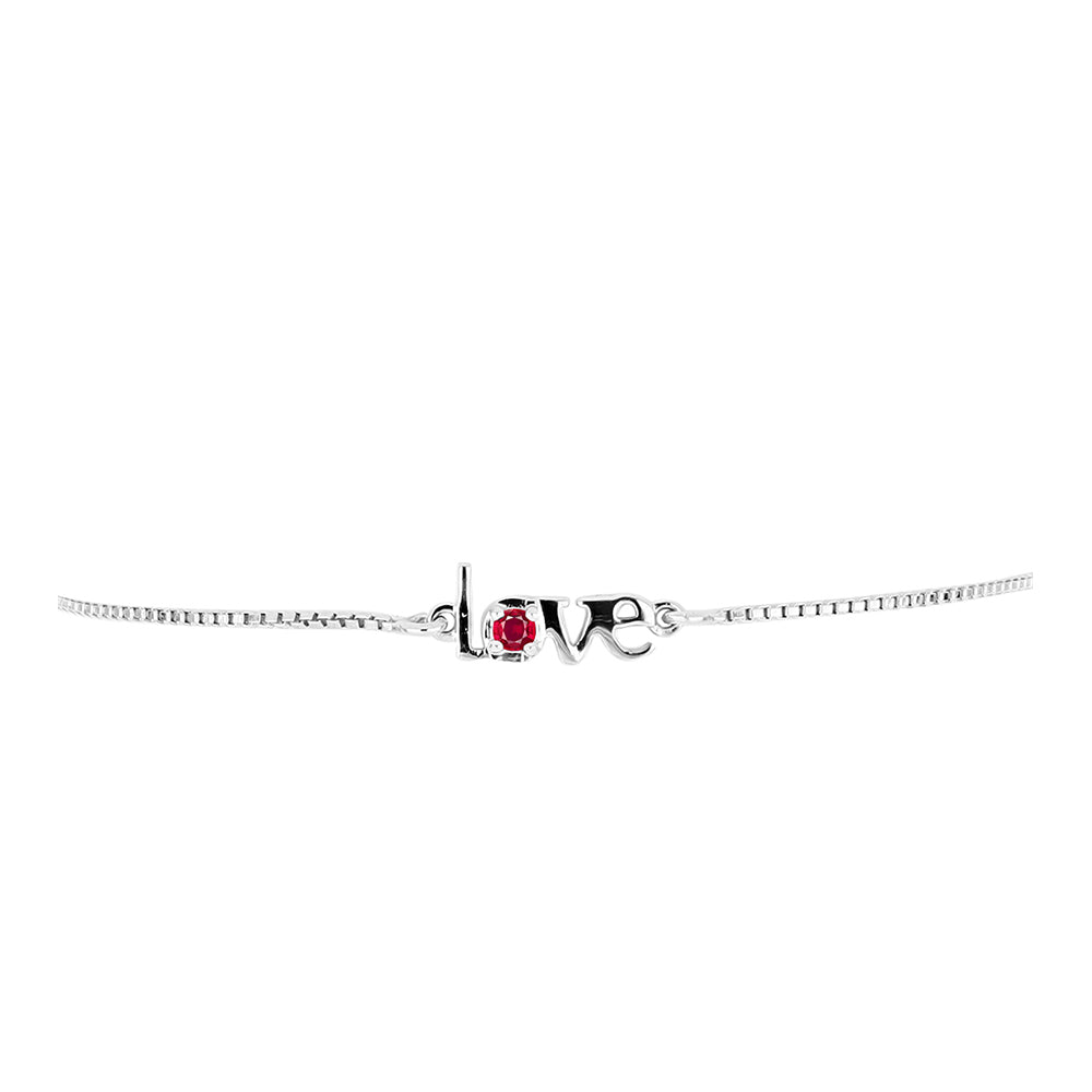 Pulsera de Plata con Rubí de Madagascar 2 