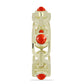 Anillo de Plata Bañada en Oro con Coral de Esponja Roja