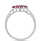 Anillo de Plata con Rubelita de Cruzeiro