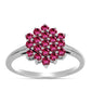 Anillo de Plata con Rubelita de Cruzeiro