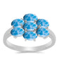Anillo de Plata con Larimar de Barahona
