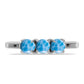 Anillo de Plata con Larimar de Barahona