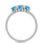 Anillo de Plata con Larimar de Barahona