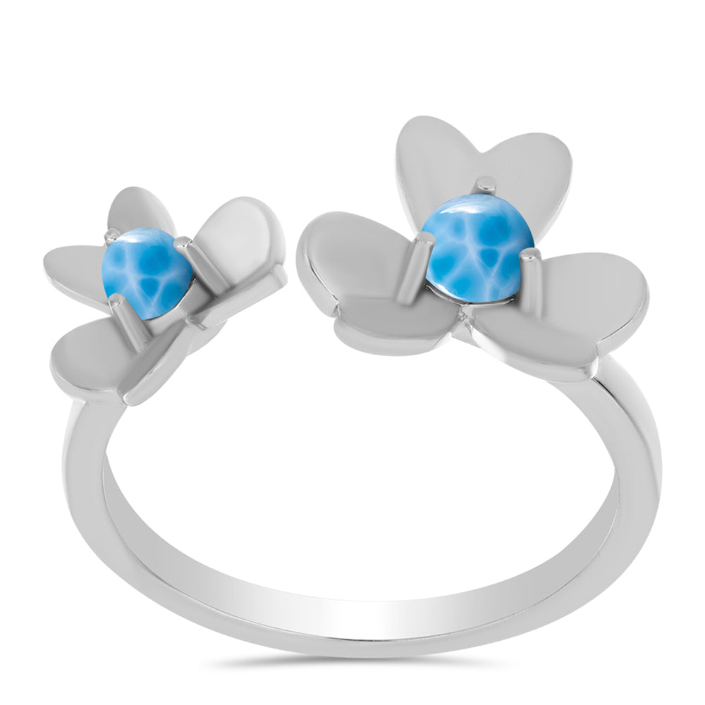 Anillo de Plata con Larimar de Barahona 3 
