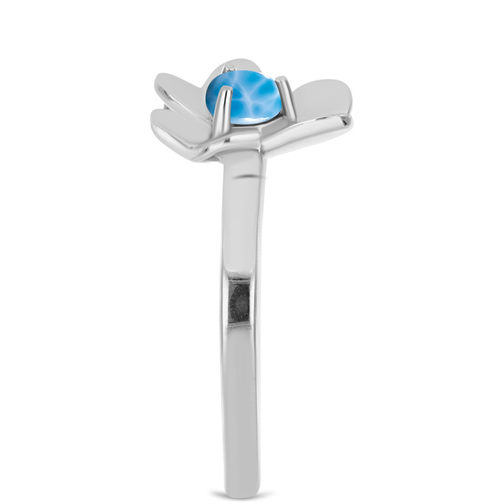 Anillo de Plata con Larimar de Barahona 4 