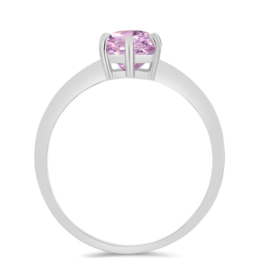 Anillo de Plata con Kunzita de Pala