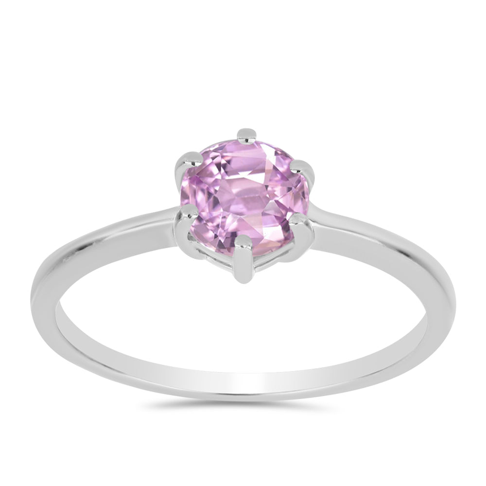 Anillo de Plata con Kunzita de Pala 1 