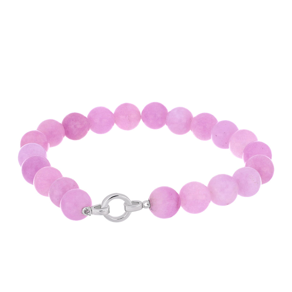 Pulsera de Plata con Kunzita de Pala 1 