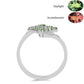 Anillo de Plata con Alejandrita natural y Topacio Blanco
