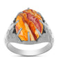 Anillo de Plata con Jaspe Garra de León