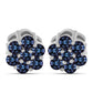 Pendientes de Plata con Moisanita "Púrpura Imperial"