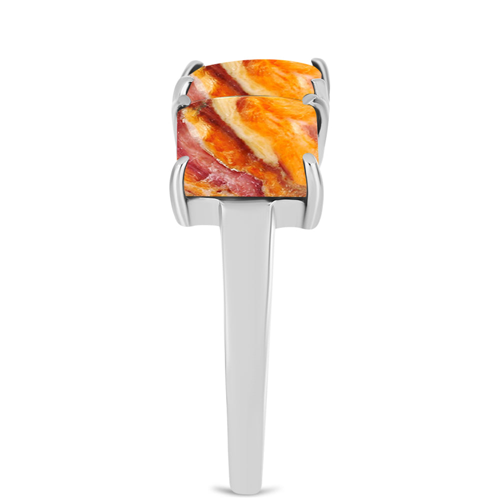 Anillo de Plata con Jaspe Garra de León