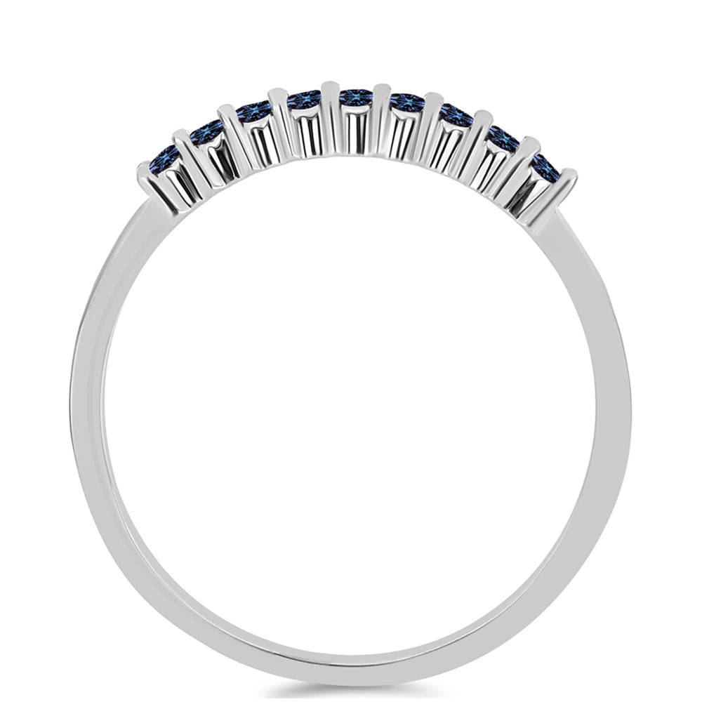 Anillo de Plata con Moisanita "Púrpura Imperial" 3 