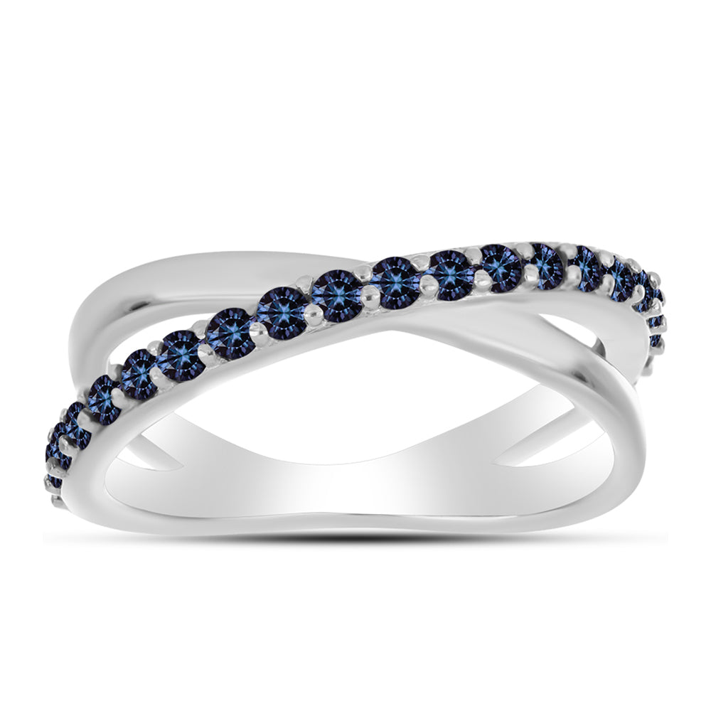 Anillo de Plata con Moisanita "Púrpura Imperial" 3 