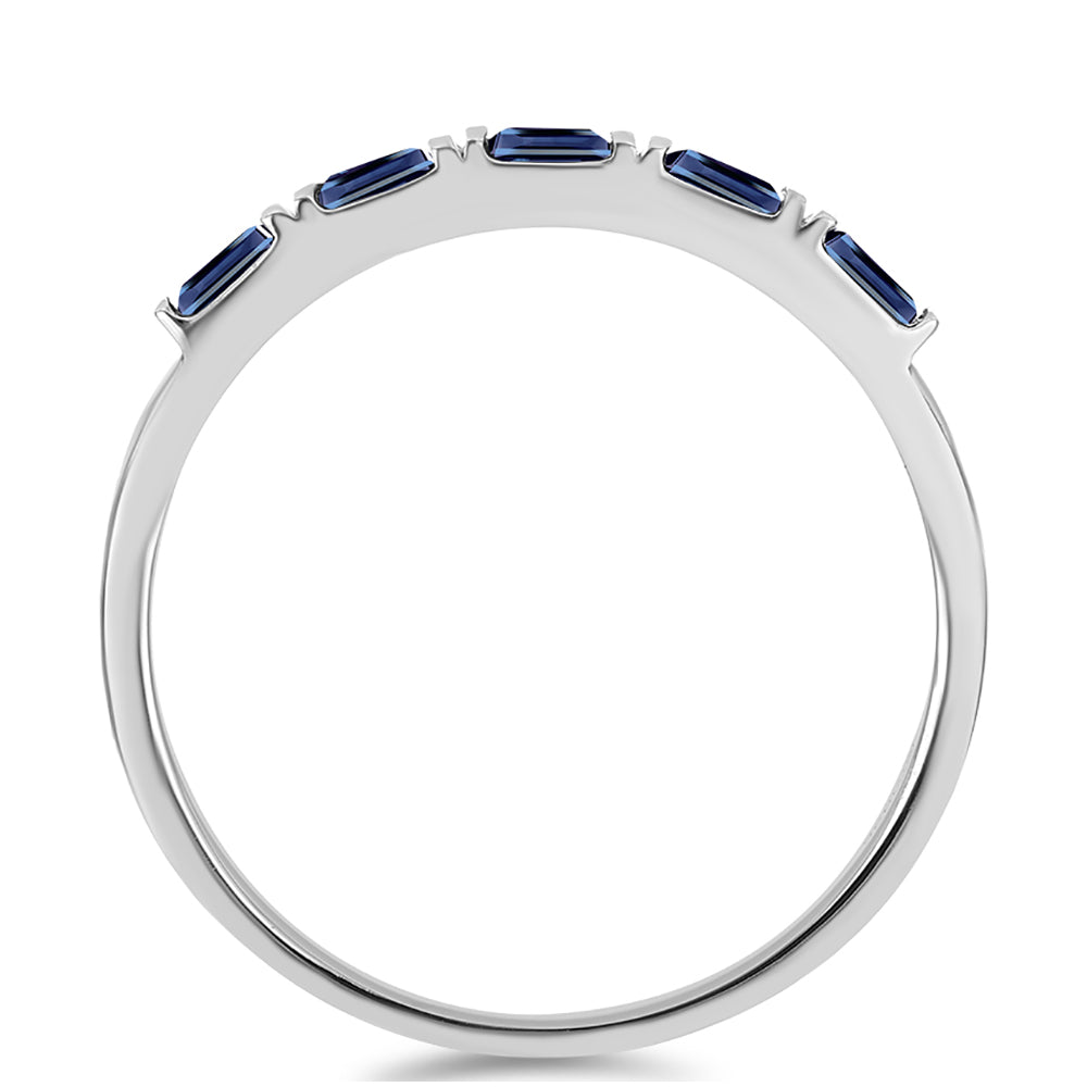 Anillo de Plata con Moisanita "Púrpura Imperial" 2 