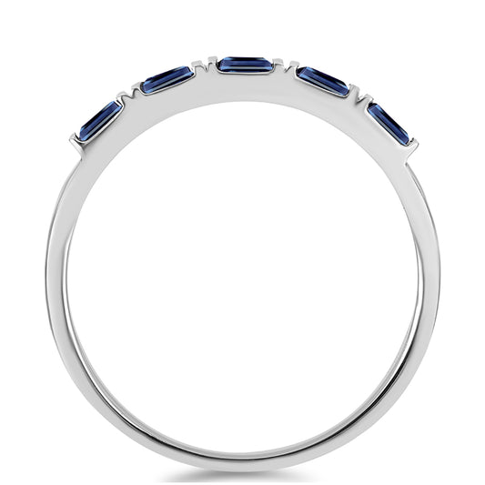 Anillo de Plata con Moisanita "Púrpura Imperial"