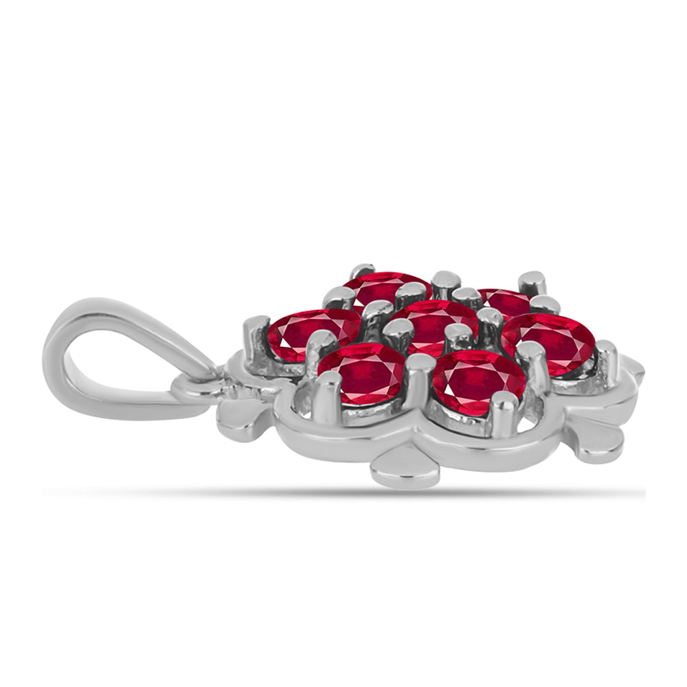 Colgante de Plata con Rubí de Madagascar 2 