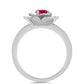 Anillo de Plata con Rubí de Madagascar