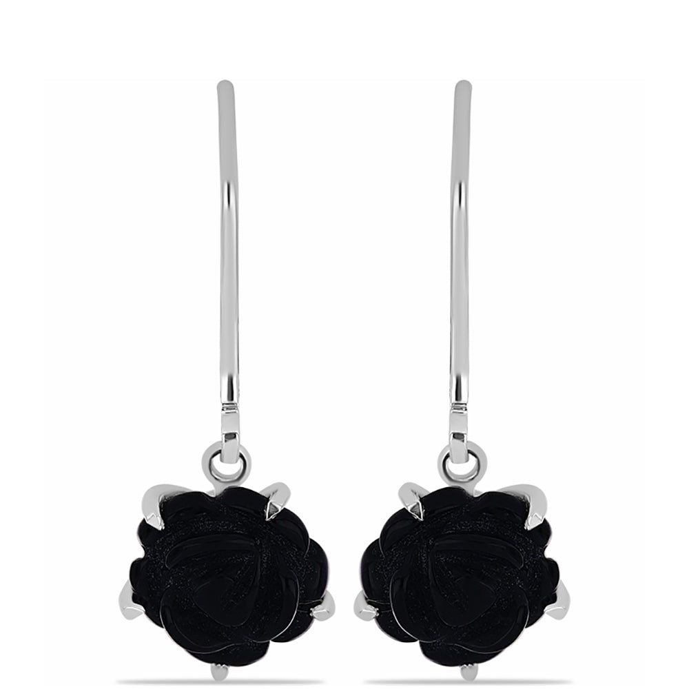 Pendientes de Plata con Obsidiana