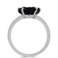 Anillo de Plata con Obsidiana