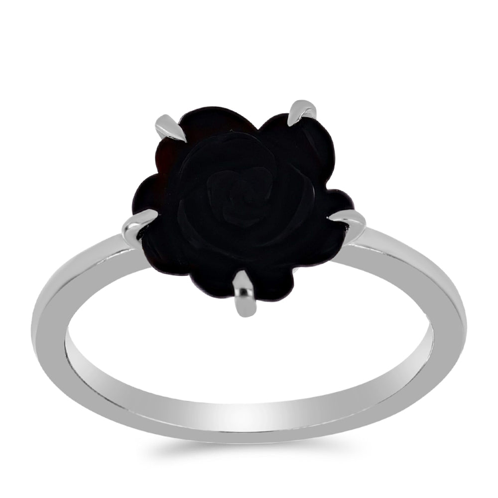 Anillo de Plata con Obsidiana 3 