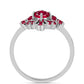 Anillo de Plata con Rubí de Madagascar