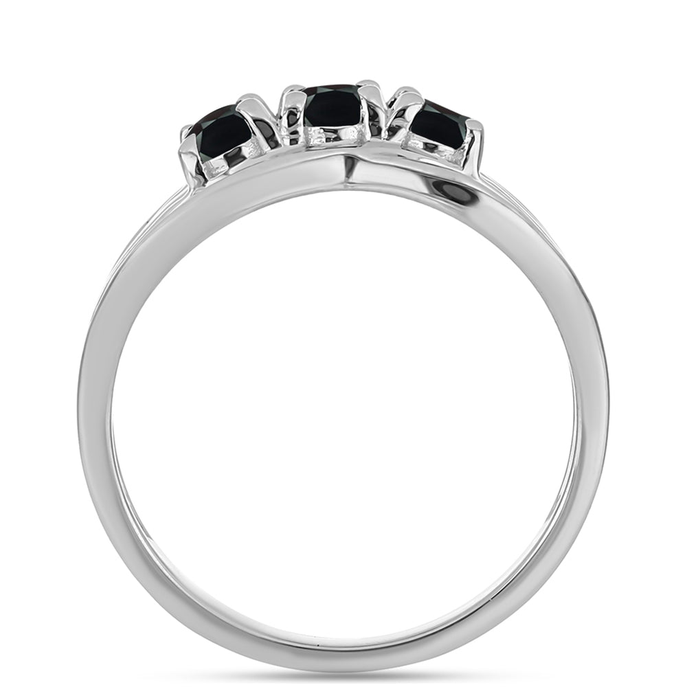 Anillo de Plata con Obsidiana 2 