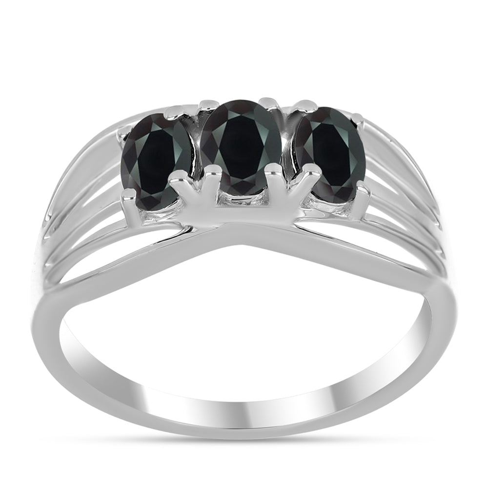 Anillo de Plata con Obsidiana 3 